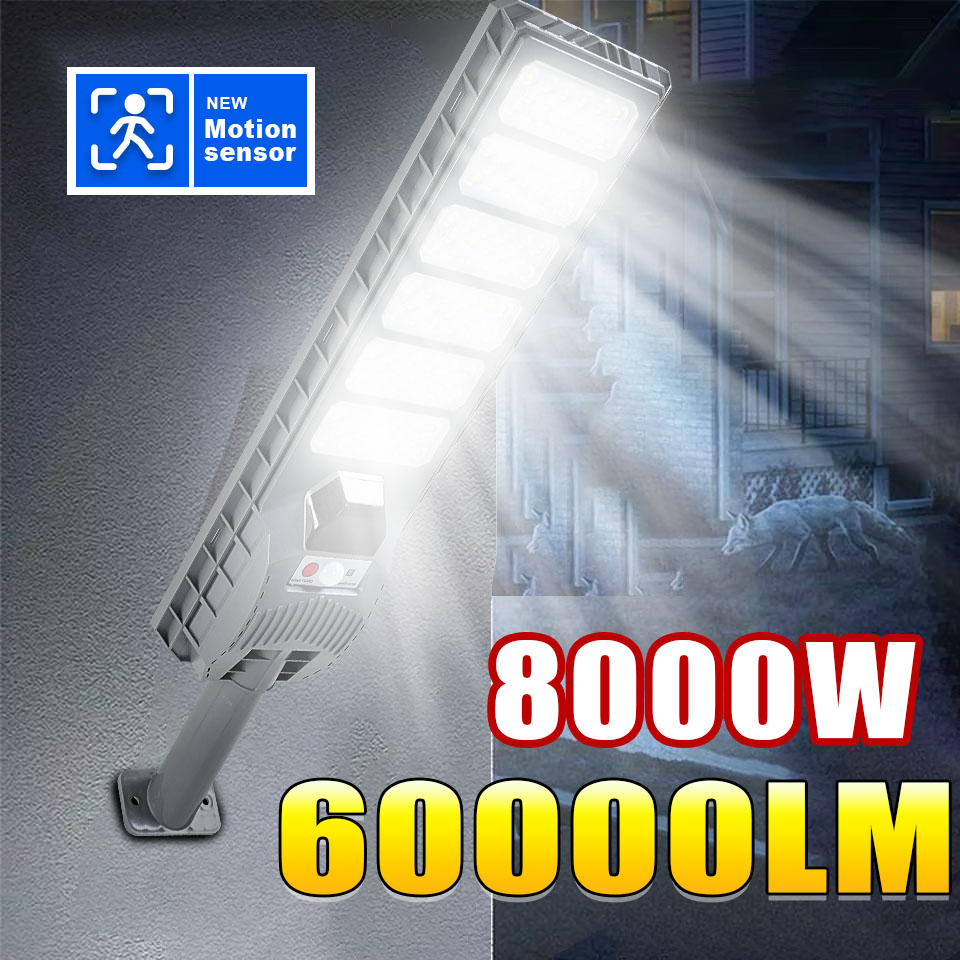 Solar Lamp - 600000LM 8000W LED Outdoor Solar Lights