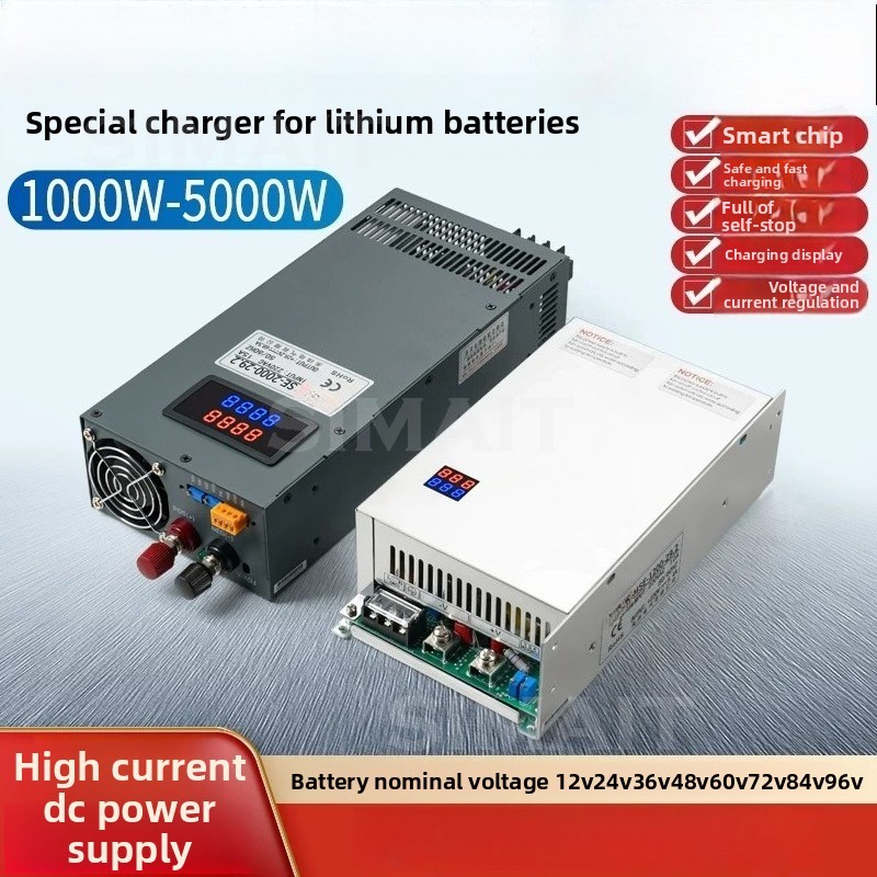Lithium Battery 12V - 3000W LiFePO4 Battery Charger 12V 24V