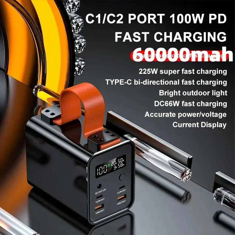 For Laptop 60000mAh 100W Porta - Outdoor Power Station review and price