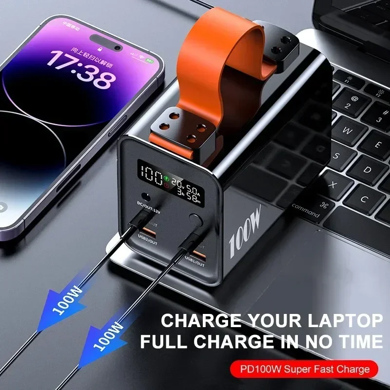 For Laptop 60000mAh 100W Porta - Outdoor Power Station review and price