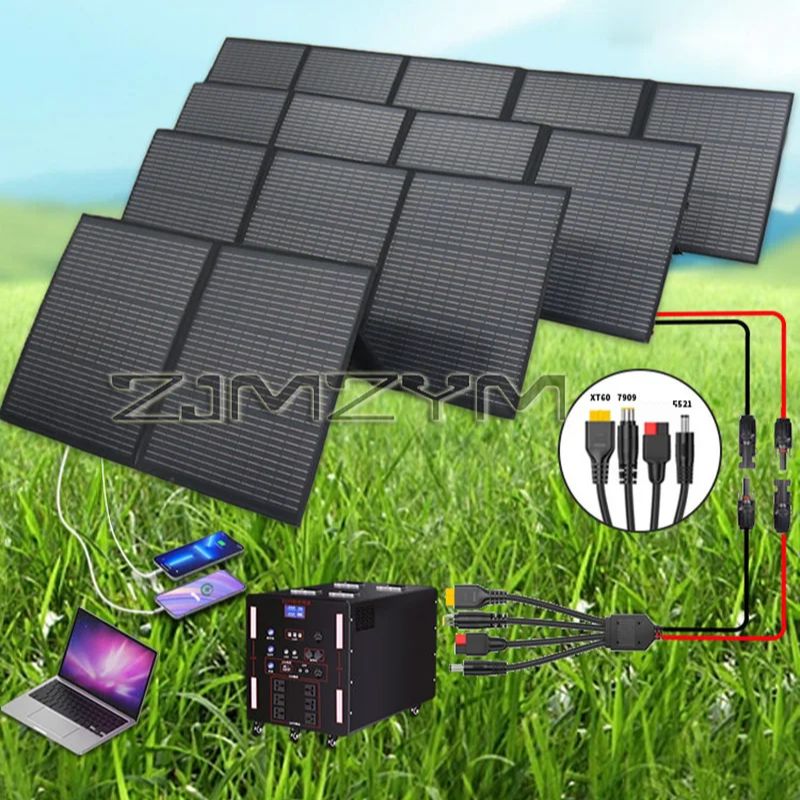 Foldable Solar Panel 300W / 25 - Solar Panel 200W review and price