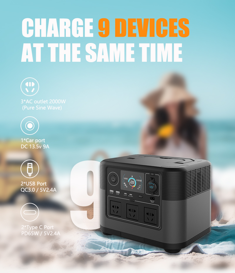 2026 new 220V 110V 1200W porta - Portable Power Station review and price