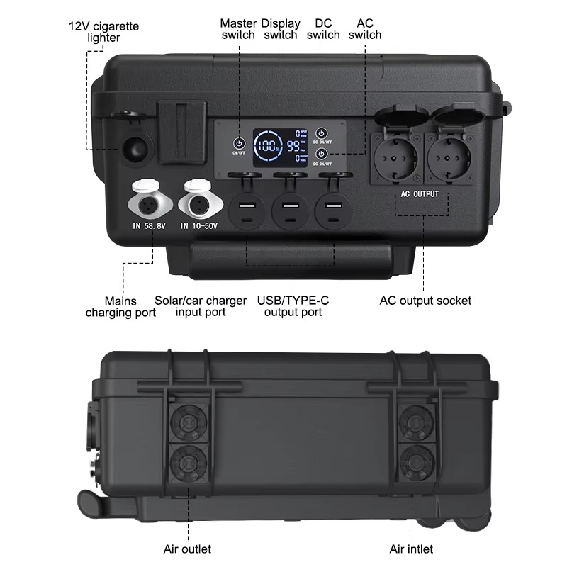 110V 220V Portable Charging St - Solar Generator review and price