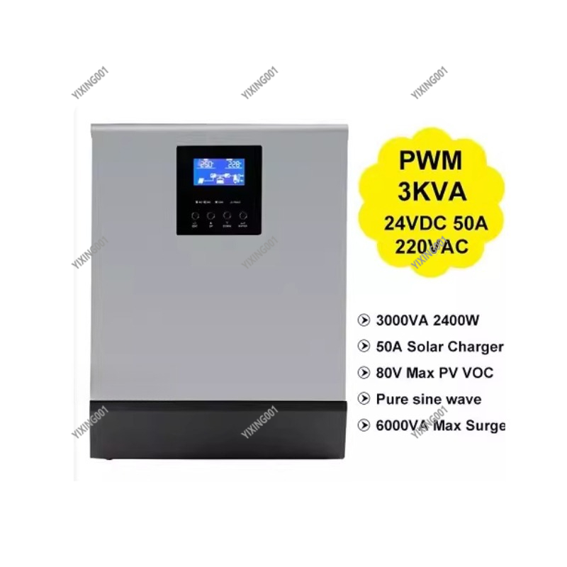3KVA/2400W 24V Solar Inverter  - Charge Controller Solar review and price