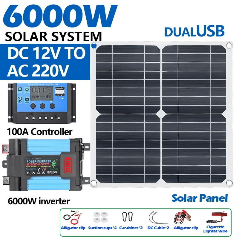 6000W solar kit equipped with  - Solar Panel 200W review and price