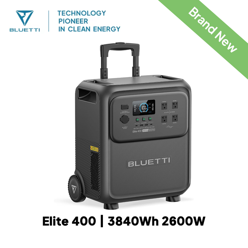 BLUETTI Elite 400 2600W 3840Wh - Outdoor Power Station review and price