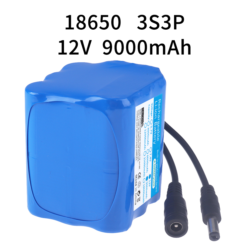 12V 9000mAh 3S3P lithium-ion b - Lithium Battery 12V review and price