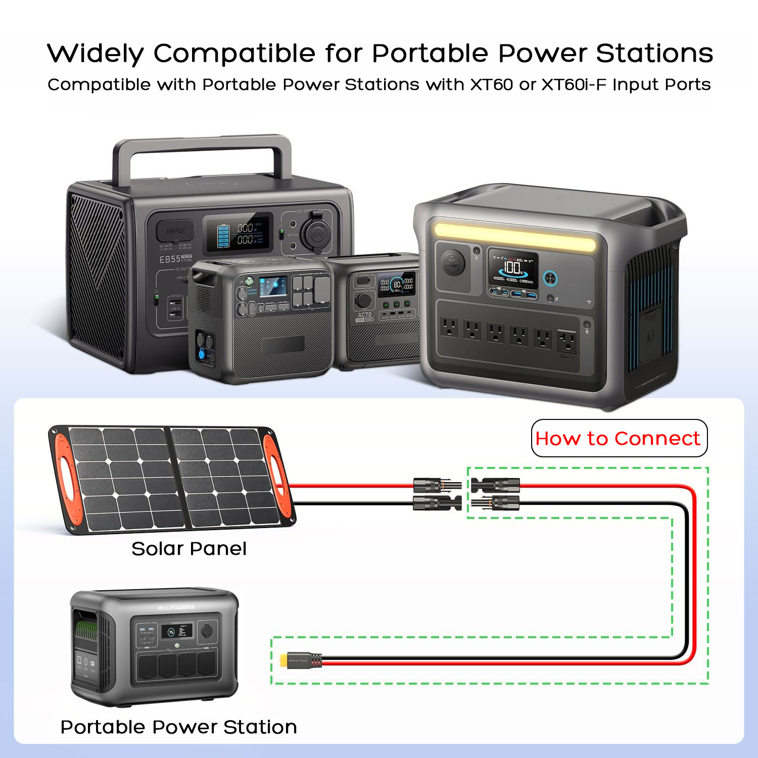 6m/3m/1.5m XT60 to Solar Panel - Solar Generator review and price