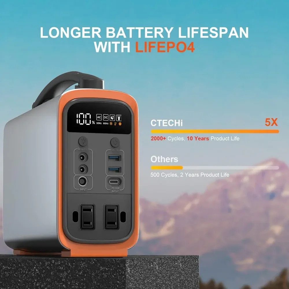 320Wh Lifepo4 Portable Power S - Portable Power Station review and price